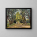 Summer in the Park - Fritz Rhein — framed artwork on a wall