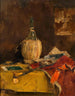 Nature morte avec une bouteille de Chianti - Fritz Rojka — artwork view