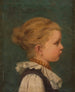 Portrait of a Little Girl - Fritz Sonderland — artwork view