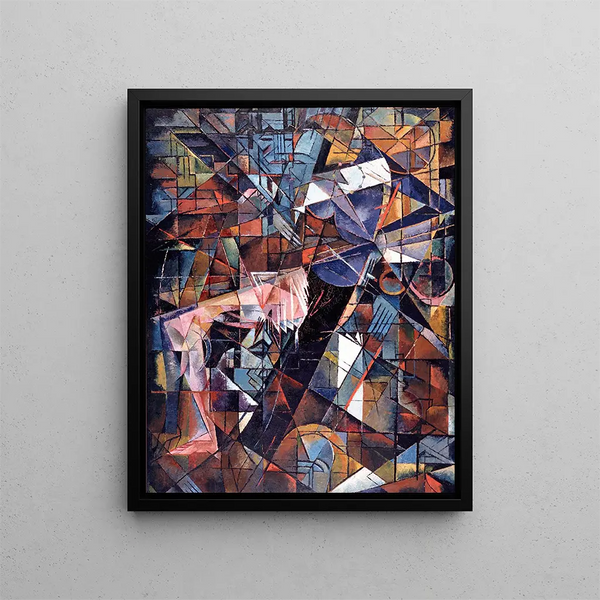 Les amoureux - Fritz Stuckenberg — framed artwork on a wall
