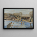 Farmers bringing back ice - Fritz Syberg — framed artwork on a wall