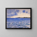 Head of a Marine Woman - Fritz Syberg — framed artwork on a wall