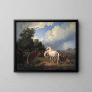 Lucia Whimsey Bellona Hertha Olga - Fritz Thomsen — framed artwork on a wall