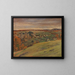 Ruins of Schnecken Castle in the Eifel - Fritz von Wille — framed artwork on a wall