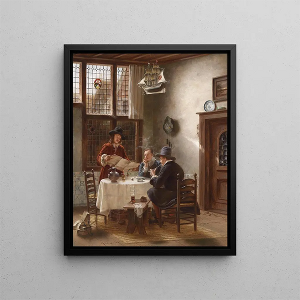 Ronde masculine - Fritz Wagner — framed artwork on a wall