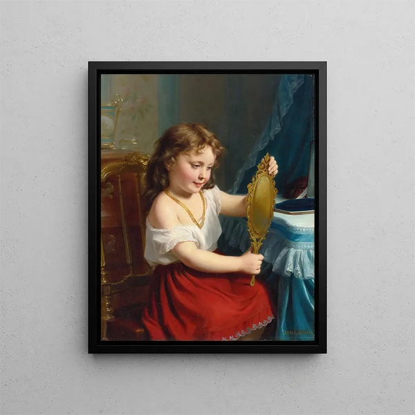 Admiration - Fritz Zuber-Bühler — framed artwork on a wall