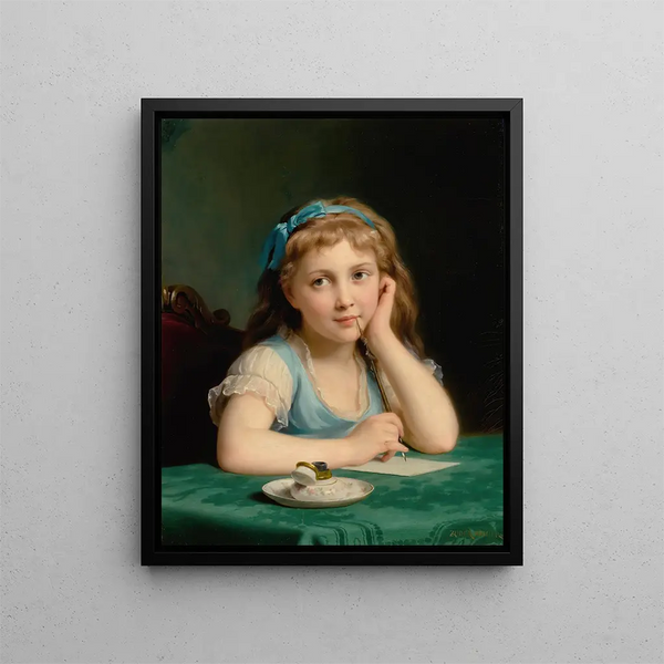 Rêverie - Fritz Zuber-Bühler — framed artwork on a wall
