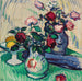 Fruit and Roses on a Table - Samuel John Peploe — artwork view