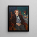 Portrait of the director Karl Masner - Fryderyk Pautsch — framed artwork on a wall