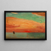 Sunrise over the Eastern Sea - Fujishima Takeji — framed artwork on a wall