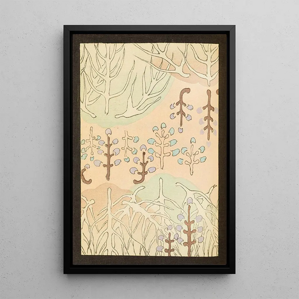 Bijutsukai Pl104 - Furuya Korin — framed artwork on a wall