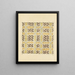 Bijutsukai Pl. 119 - Furuya Korin — framed artwork on a wall