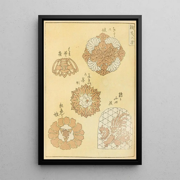Bijutsukai Pl126 - Furuya Korin — framed artwork on a wall