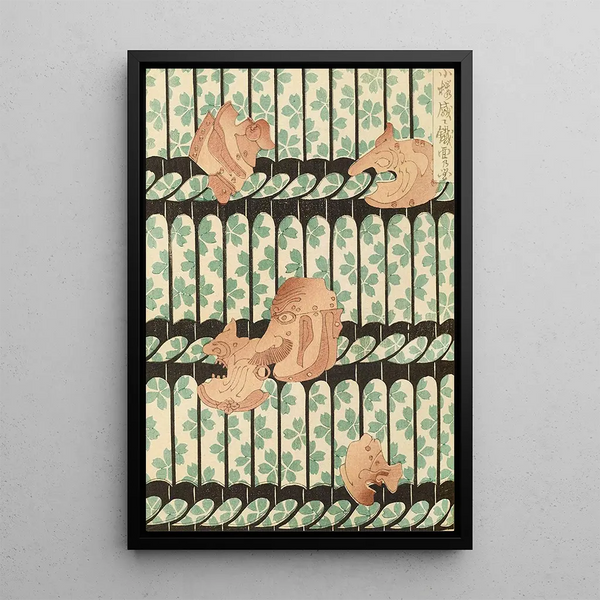Bijutsukai Pl129 - Furuya Korin — framed artwork on a wall
