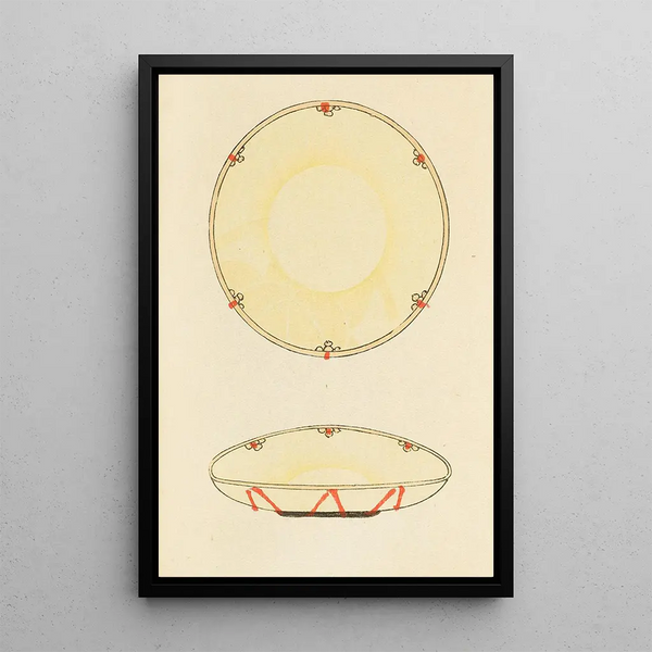 Bijutsukai Pl136 - Furuya Korin — framed artwork on a wall