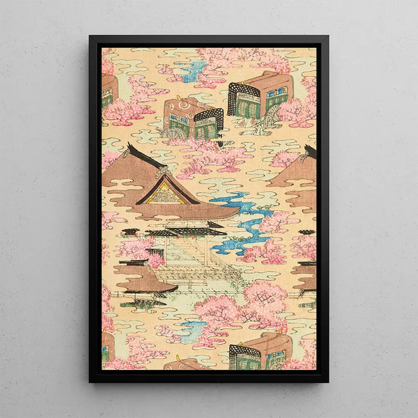 Bijutsukai Pl140 - Furuya Korin — framed artwork on a wall