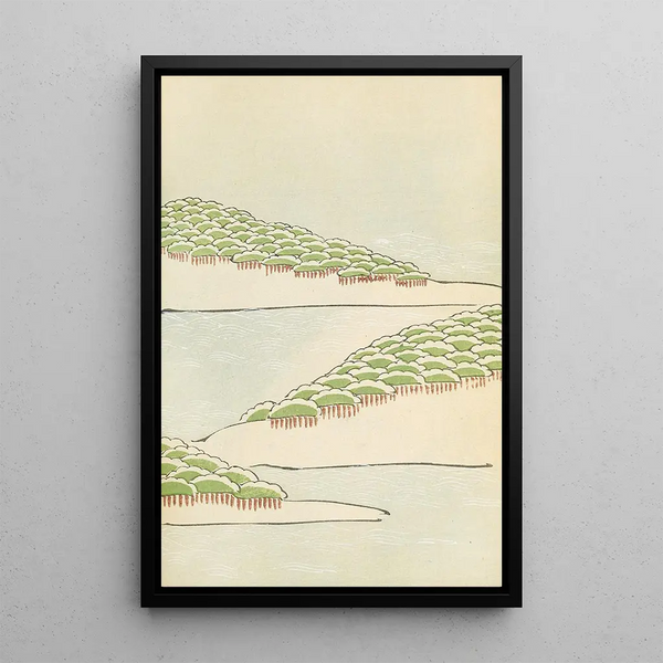Bijutsukai Pl142 - Furuya Korin — framed artwork on a wall