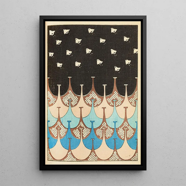 Bijutsukai Pl146 - Furuya Korin - Furuya Korin — framed artwork on a wall