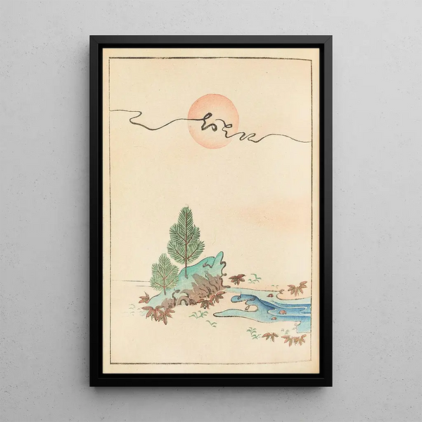 Bijutsukai Pl148 - Furuya Korin - Furuya Korin — framed artwork on a wall