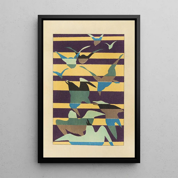 Bijutsukai Pl14 - Furuya Korin — framed artwork on a wall