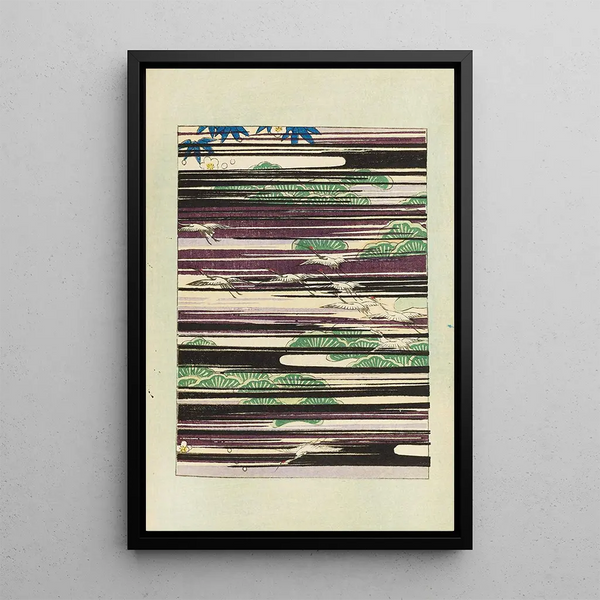 Bijutsukai Pl152 - Furuya Korin - Furuya Korin — framed artwork on a wall