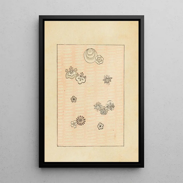 Bijutsukai Pl154 - Furuya Korin - Furuya Korin — framed artwork on a wall