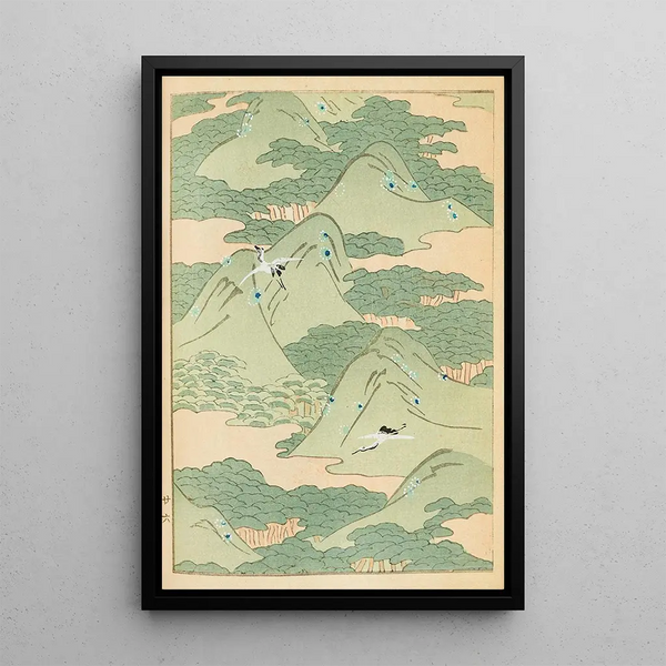 Bijutsukai Pl173 - Furuya Korin - Furuya Korin — framed artwork on a wall