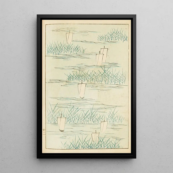 Bijutsukai Pl181 - Furuya Korin — framed artwork on a wall