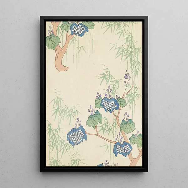 Bijutsukai Pl184 - Furuya Korin — framed artwork on a wall