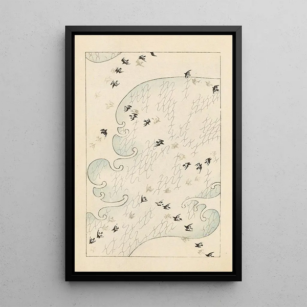 Bijutsukai Pl191 - Furuya Korin — framed artwork on a wall