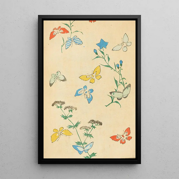 Bijutsukai Pl202 - Furuya Korin — framed artwork on a wall