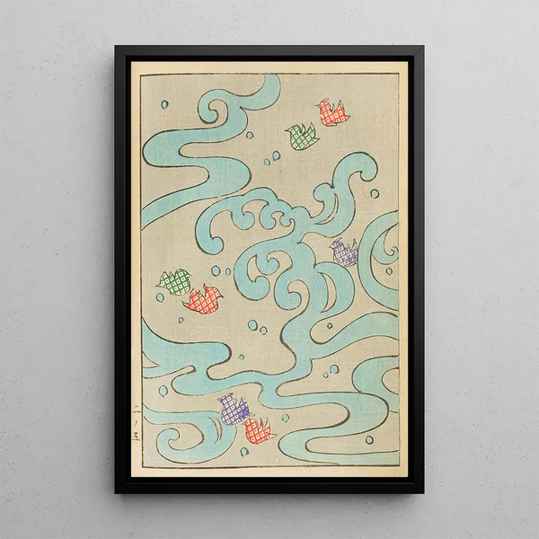 Bijutsukai Pl212 - Furuya Korin — framed artwork on a wall