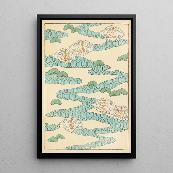 Bijutsukai Pl215 - Furuya Korin — framed artwork on a wall