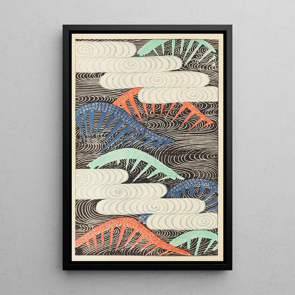 Bijutsukai Pl228 - Furuya Korin — framed artwork on a wall