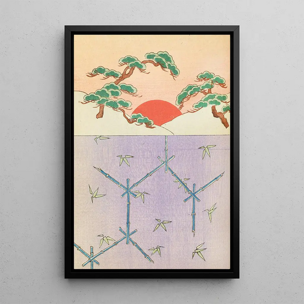 Bijutsukai Pl41 - Furuya Korin — framed artwork on a wall