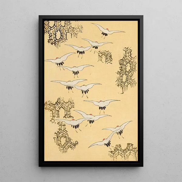 Bijutsukai Pl43 - Furuya Korin — framed artwork on a wall