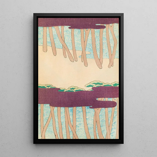 Bijutsukai Pl50 - Furuya Korin — framed artwork on a wall