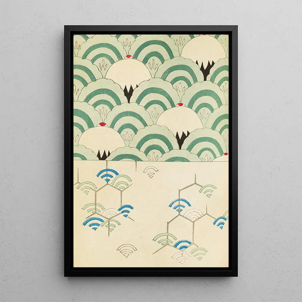 Bijutsukai Pl54 - Furuya Korin — framed artwork on a wall