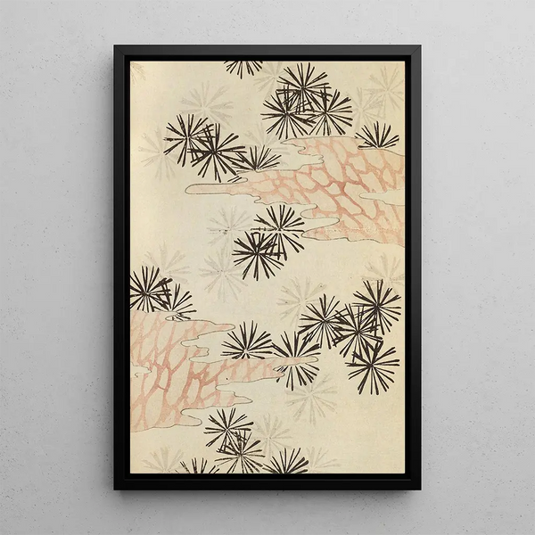 Bijutsukai Pl55 - Furuya Korin — framed artwork on a wall