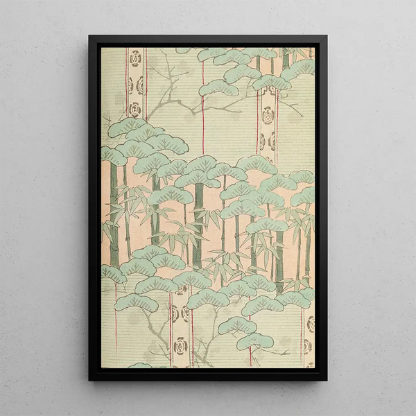 Bijutsukai Pl57 - Furuya Korin — framed artwork on a wall