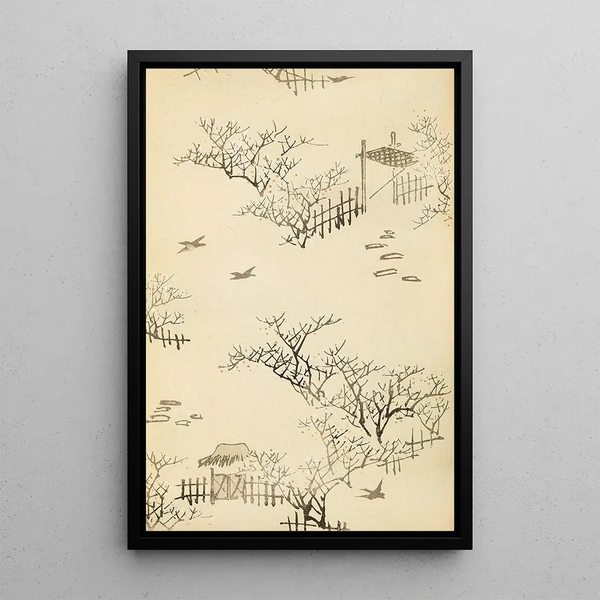 Bijutsukai Pl60 - Furuya Korin — framed artwork on a wall