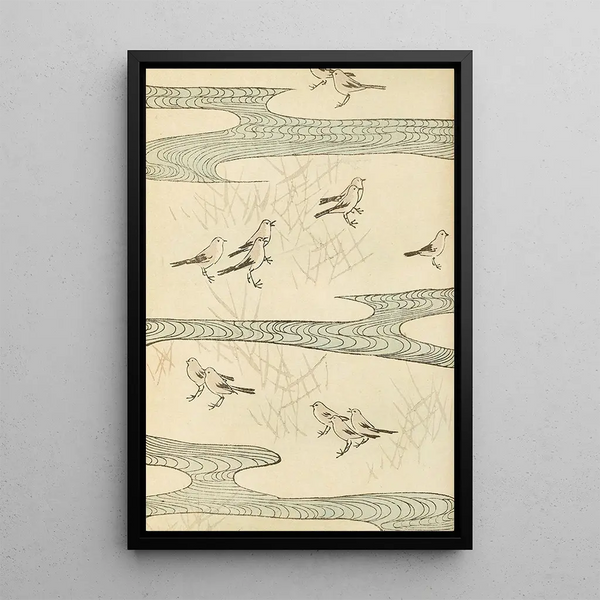 Bijutsukai Pl62 - Furuya Korin — framed artwork on a wall