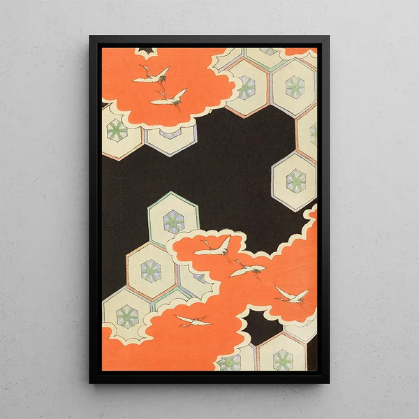 Bijutsukai Pl66 - Furuya Korin — framed artwork on a wall