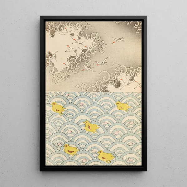 Bijutsukai Pl69 - Furuya Korin — framed artwork on a wall