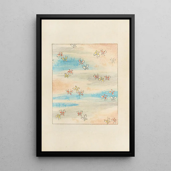 Bijutsukai Pl7 - Furuya Korin — framed artwork on a wall