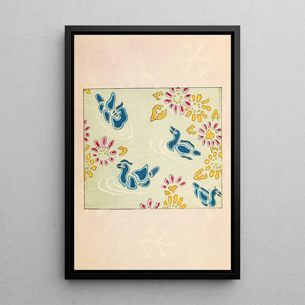 Bijutsukai Pl84 - Furuya Korin — framed artwork on a wall