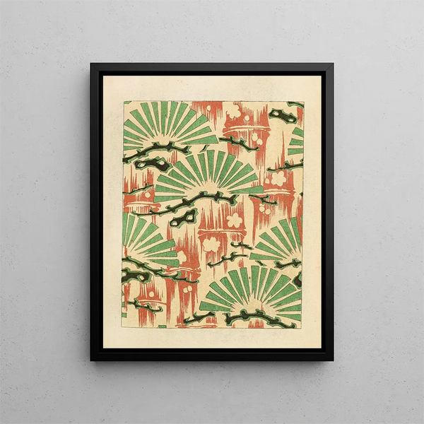 Bijutsukai Pl. 97 - Furuya Korin — framed artwork on a wall
