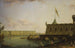 View of the Pierre and Paul Fortress and the Palace Quay - Fyodor Alexeyev — artwork view