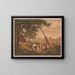 The Old Oak Bucket - G.F. Gilman — framed artwork on a wall
