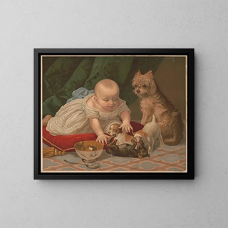 Well Awake Painting - G.F. Gilman — framed artwork on a wall